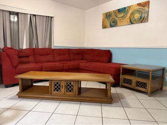 Matching Wood Coffee Table & End Table Set – Storage & Classic Style