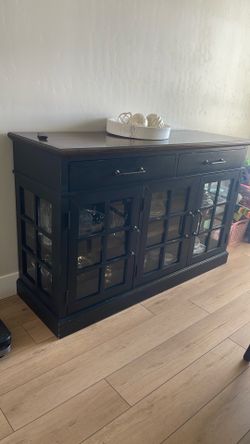 Console table with storage