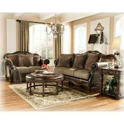 Ashley Furniture Sofa N Loveseat In Used Condition