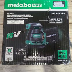 Metabo HPT 18-Volt Brushless Random orbital Cordless Sander with Dust Management (TOOL ONLY) #3081
