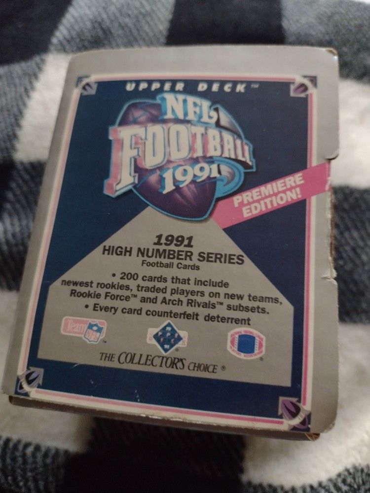 Football 1991 200 Cards High Numbers NFL Football Premier Edition