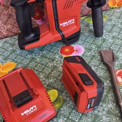 Hilti  22-volt TE 6-A36 heavy-duty concrete drilling cordless rotary hammer kit 