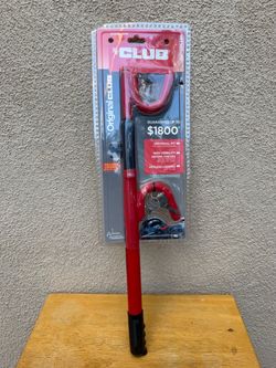 The Club Red Original Club Steering Wheel Lock Model 1000 Sealed New
