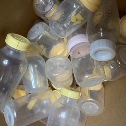Box Of 20 Plastic Baby Bottles 