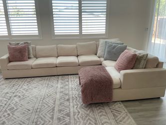 Family L shaped couch