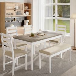 Diner Table set (table, 2 chairs, 2 benches)