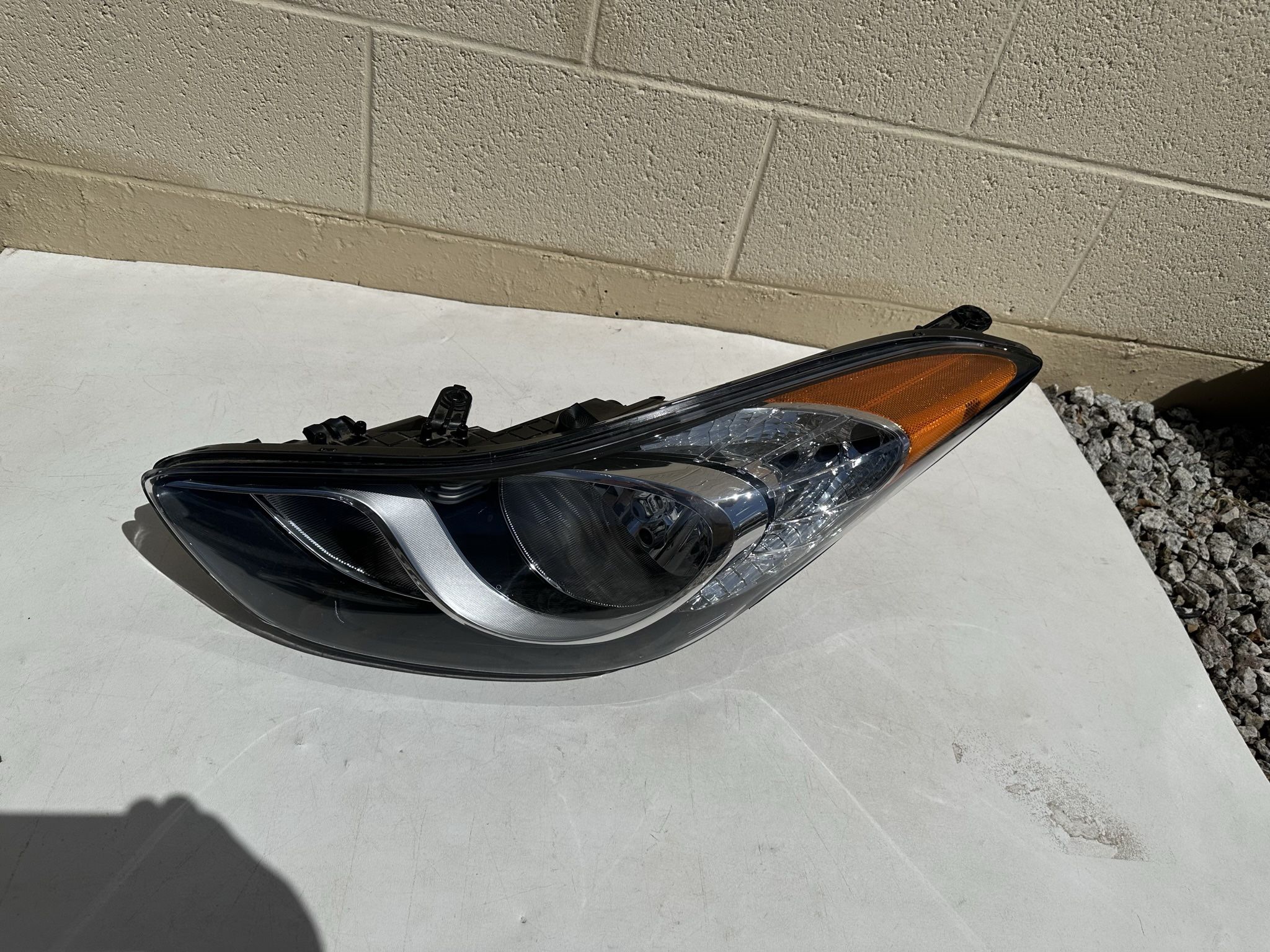 Hyundai Elantra Headlight 2011, 2012, 2013, Hyundai Elantra Headlamp, Driver side, OEM part , ORIGINAL