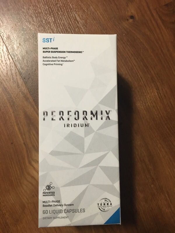 NEW Performix Iridium SSTi Super Suspension Thermogenic 60ct Liquid