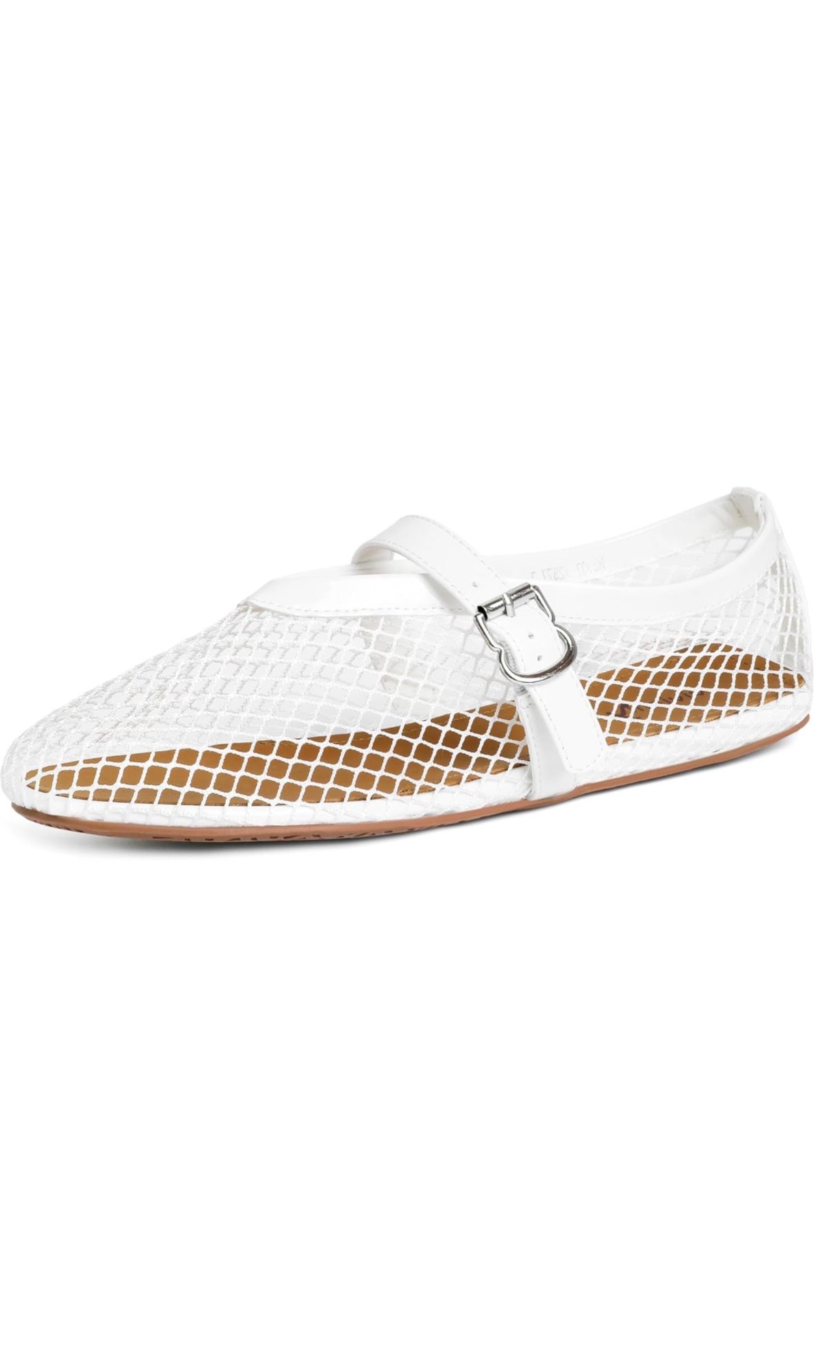 Mesh Ballet Flats Shoes for Women Flats Comfortable Dressy Mary Jane Flats Mesh Flats Round Toe Fishnet Flats for Casual Formal Occasion