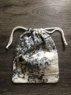 Drawstring Bag/Christmas Gift Bag/Cosmetics Bag/Travel Bag/Handmade Bag