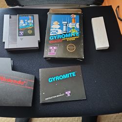 Gyromite For NES With Original Box, Instructions