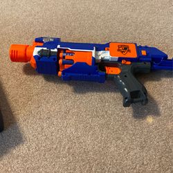 Automatic Nerf Gun And Two Nerf Pistols