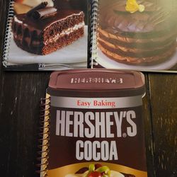 Hershey's cookbook lot of 3, easy baking, holiday, Chocolate Classics