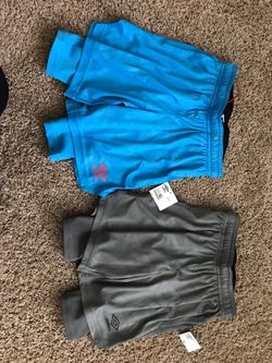 Official Umbro Kids Youth boys Size XS Nylon Checkered Shorts New with Tags