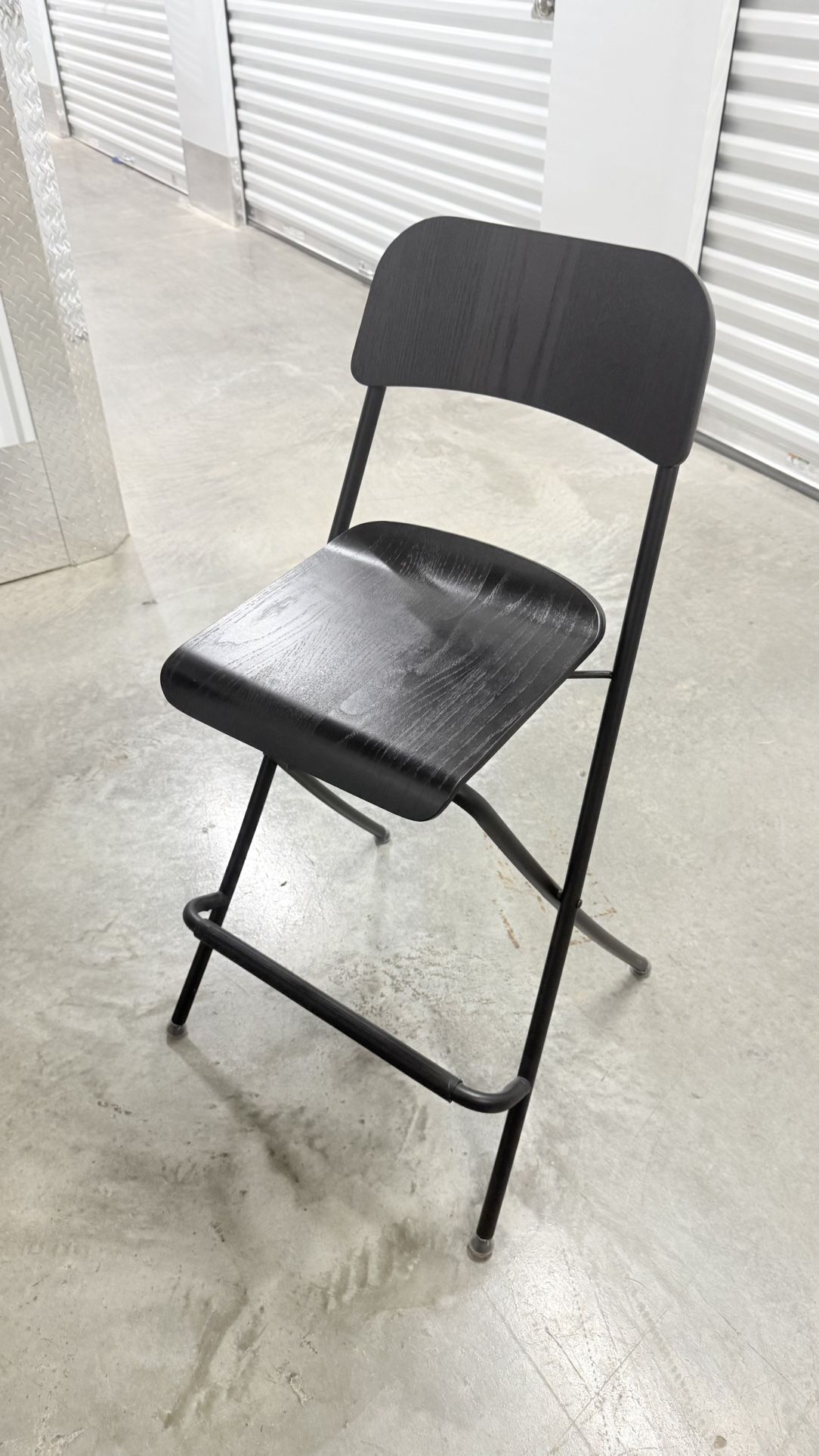 Black IKEA Bar Stools (4)