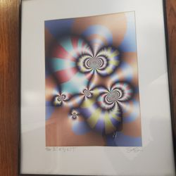 1990s Scott Burns Computer Program Print art Algorithm Geometric Vintage Abstract