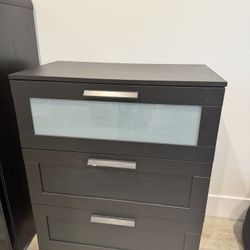 IKEA BRIMES 3 Drawers Dresser