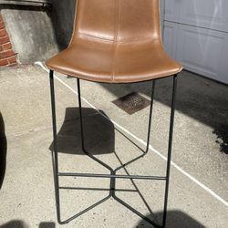 Leather Bar Stool