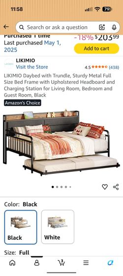 Queen trundle bed