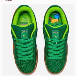 Limited edition Ninja Turtles Pumas size 5 1/2