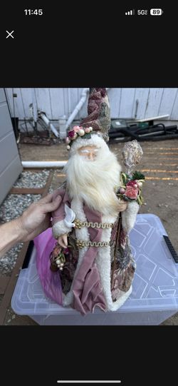 vintage Victorian-style Santa Claus figure