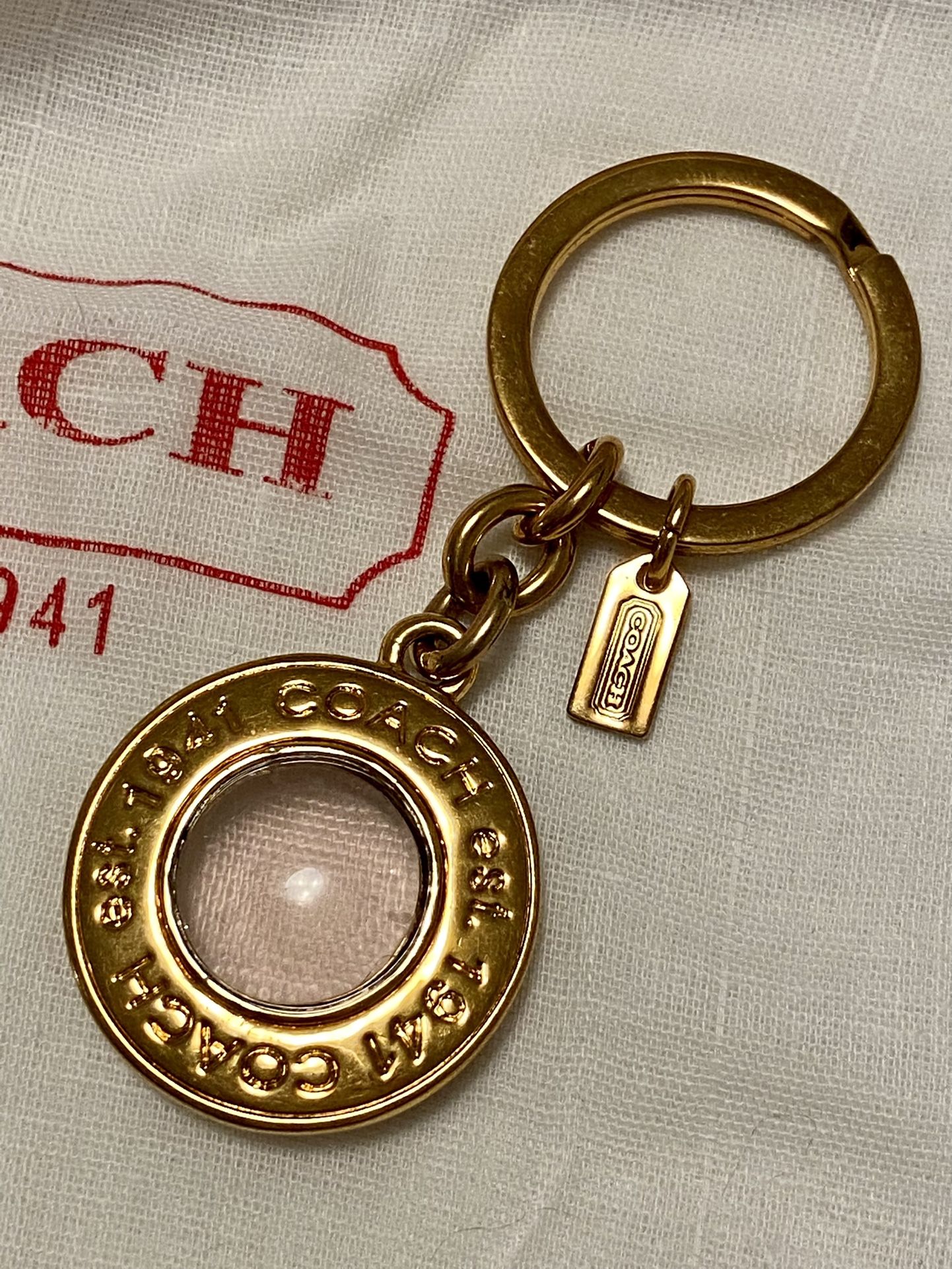 Coach Keychain 