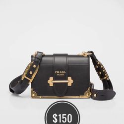 Prada Cahier leather bag