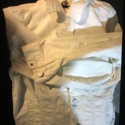 Tommy Hilfiger Denim Jacket (white )$12!!