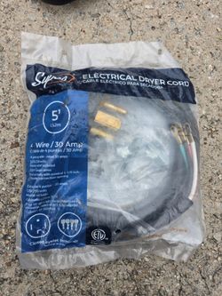 4 prong Dryer Cord