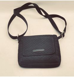Vera Bradley Black Quilted Crossbody Bag