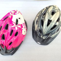 2 Bicycle Helmets