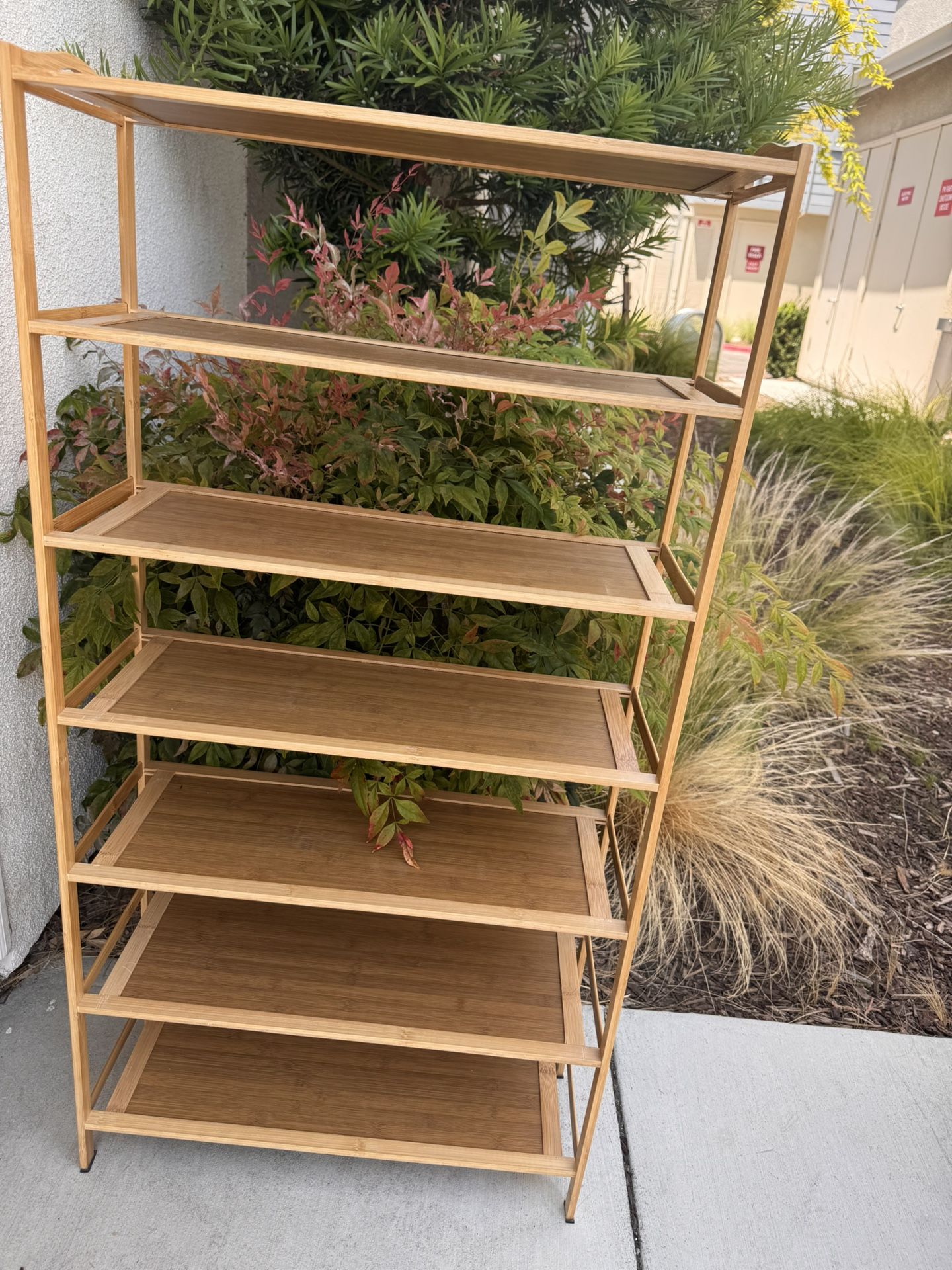 6-7 Tier Shoe Rack 99% New
