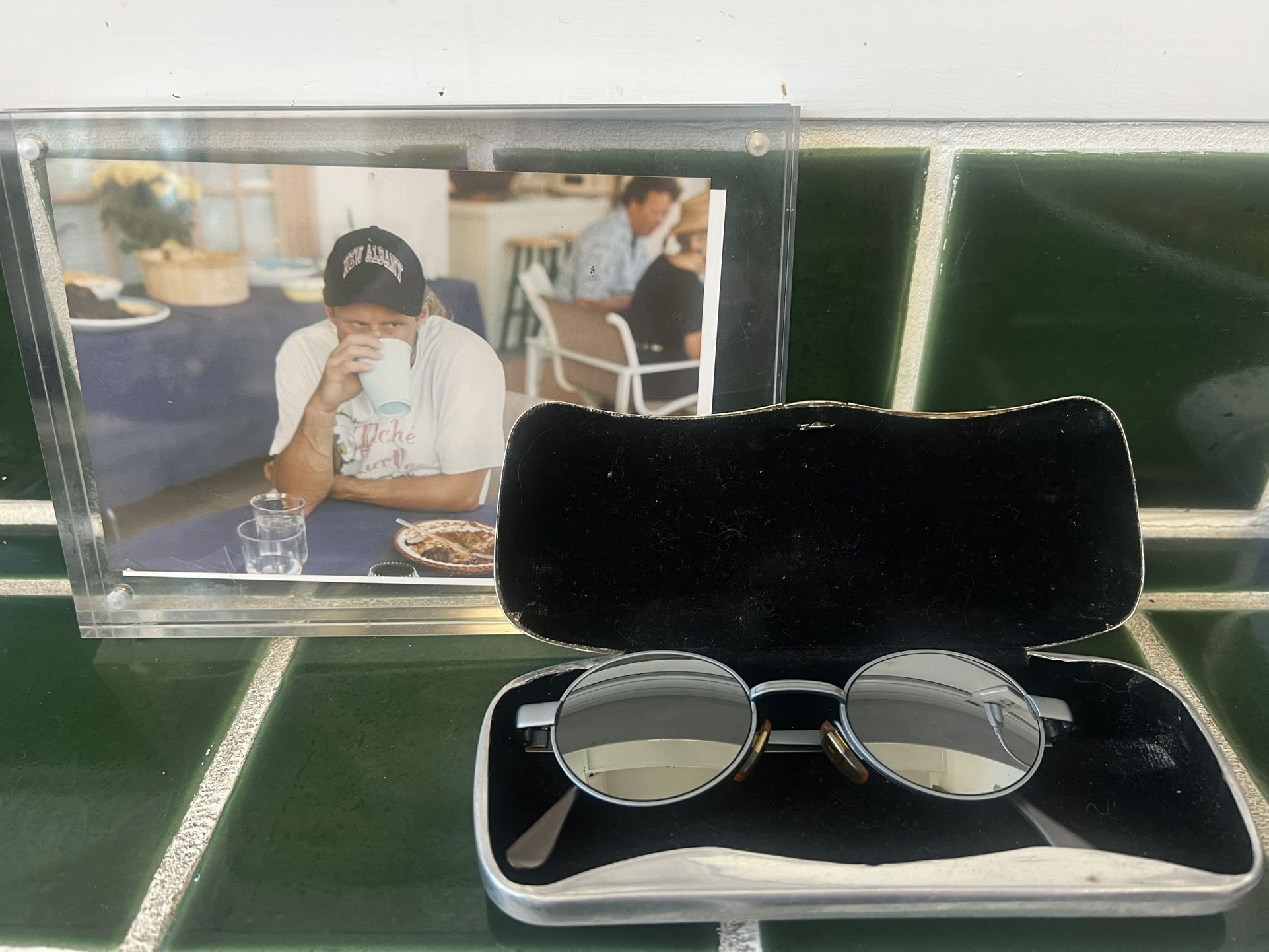Sunglasses- Bjorn Borg Sunglasses. Originals Given To Me From Him Personally. Collectors Item. Blueish Nickel