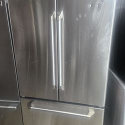 Ge Stainless Steel Fridge Bottom Freezer Counter Depth 30-day Warranty 