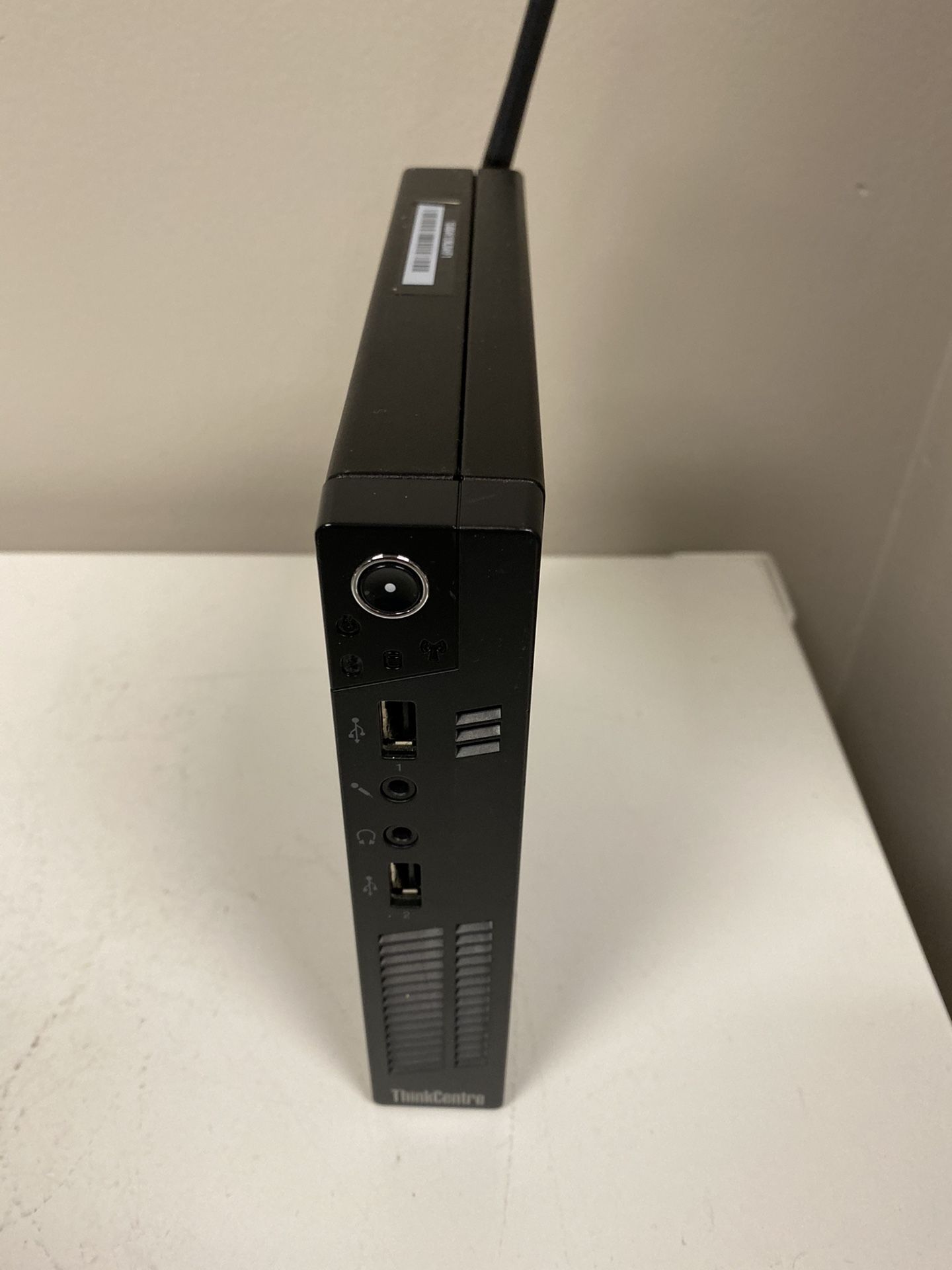 Lenovo ThinkCentre Mini Computer M72e 2.8ghz Core i3-3220T 4gb RAM 250gb GD WiFi Windows 10 Pro