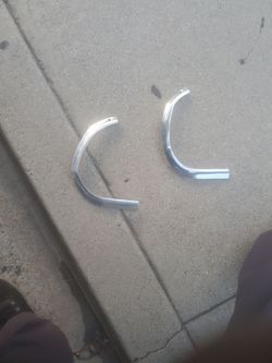64 impala 2 left side eye brow moldings