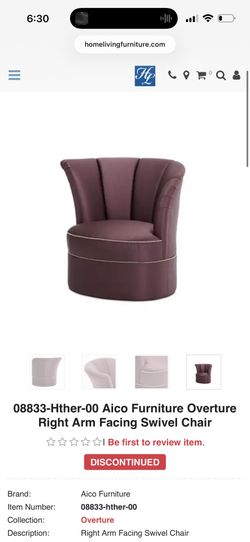 Purple Swivel Chair