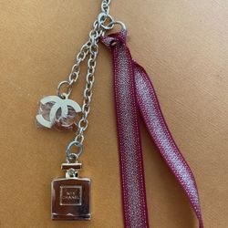 Authentic Chanel Charming Keychain With Box