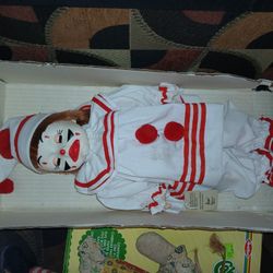 Antique Porcelain Face Clown 