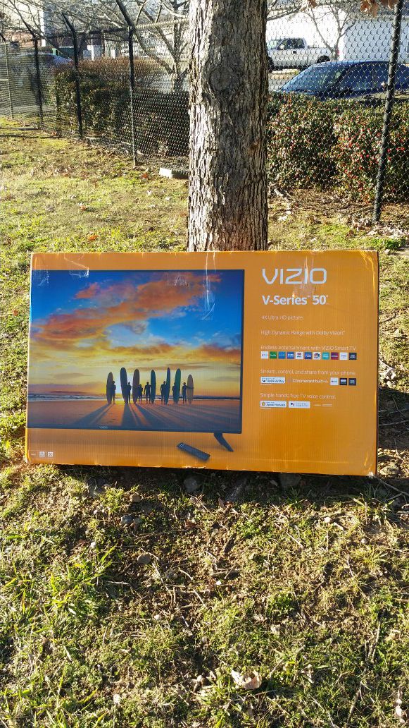 Price firm brand new 50 inch Vizio 4K smart V series