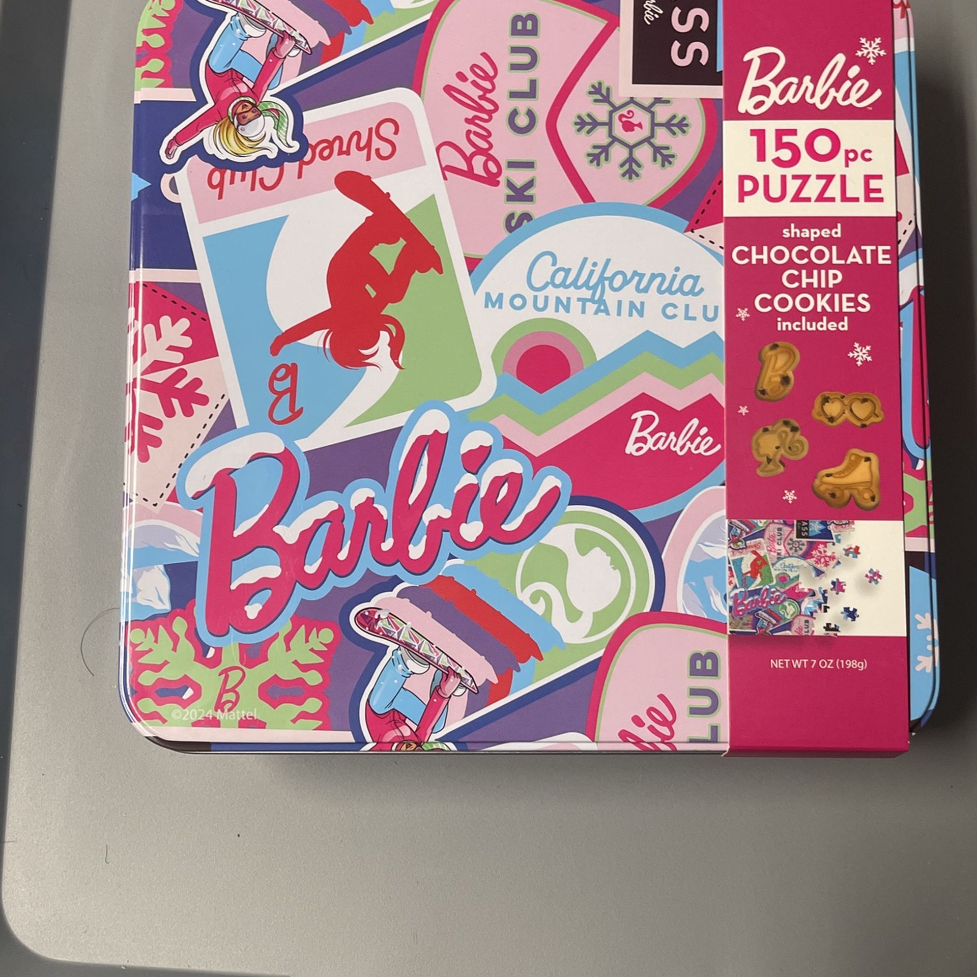 Barbie 150 pc Puzzle -Barbie Shaped chocolate Cookies