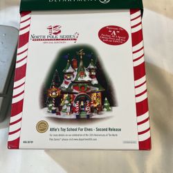 Department 56 North Pole Series Special Edition Alfie’ Toy School For Elves