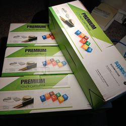 Premium Toner Cartridges For HP Printer/ $35.00 for All Four