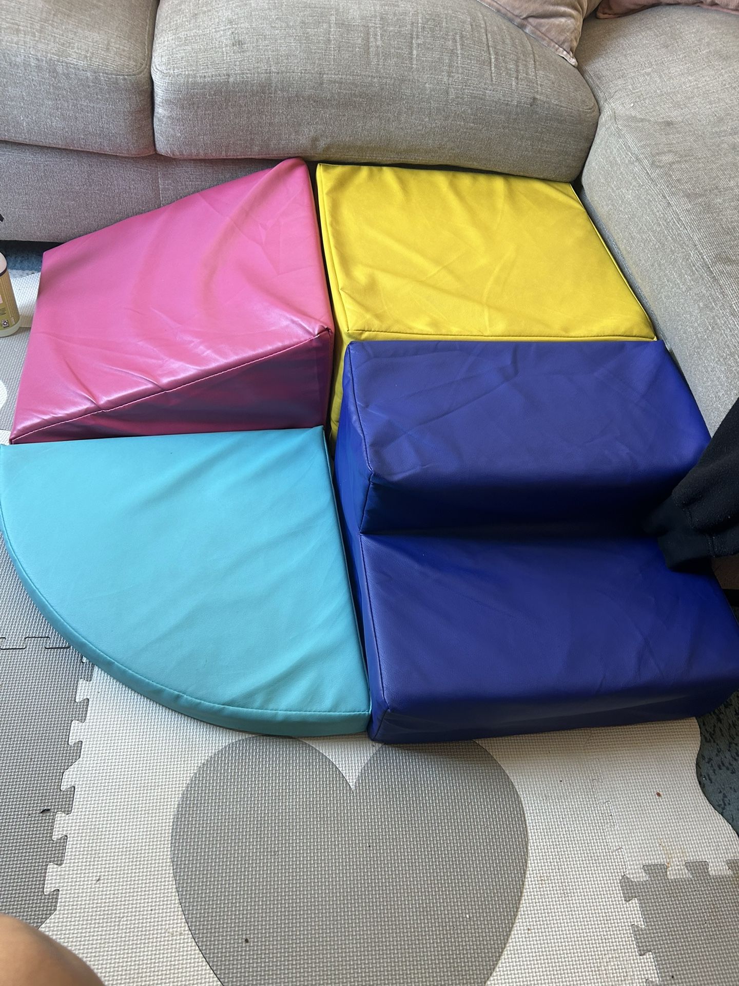 toddler climbing blocks 
