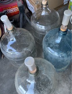 Glass Carboy Fermentation Jugs – Set of 4