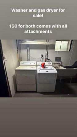 Gas Dryer + Washer