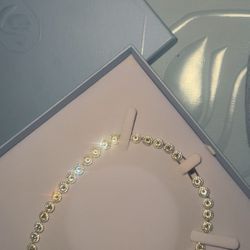 swarowski una angelic tennis necklace 