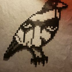 The Crow Perler Beads
