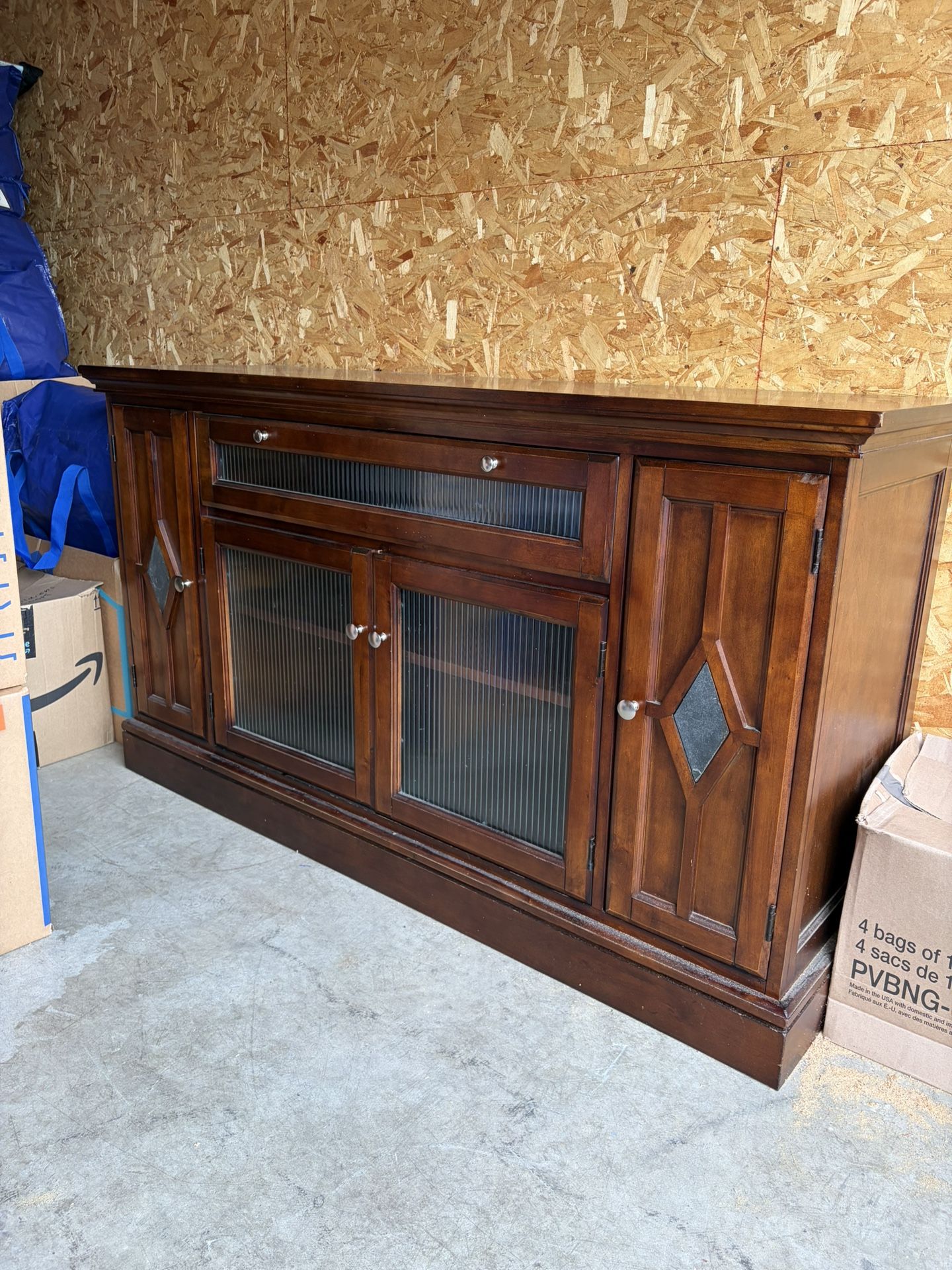 Solid Wood TV stand / Storage used FREE
