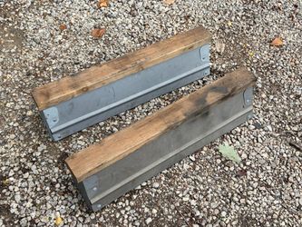 Pair Of Metal Folding Saw Horses